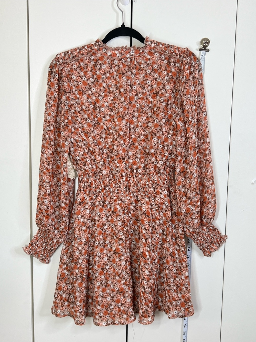 ALTR’d STATE Women’s Size S Floral Cottagecore Fairy Mini Dress Long Sleeve - Picture 10 of 10